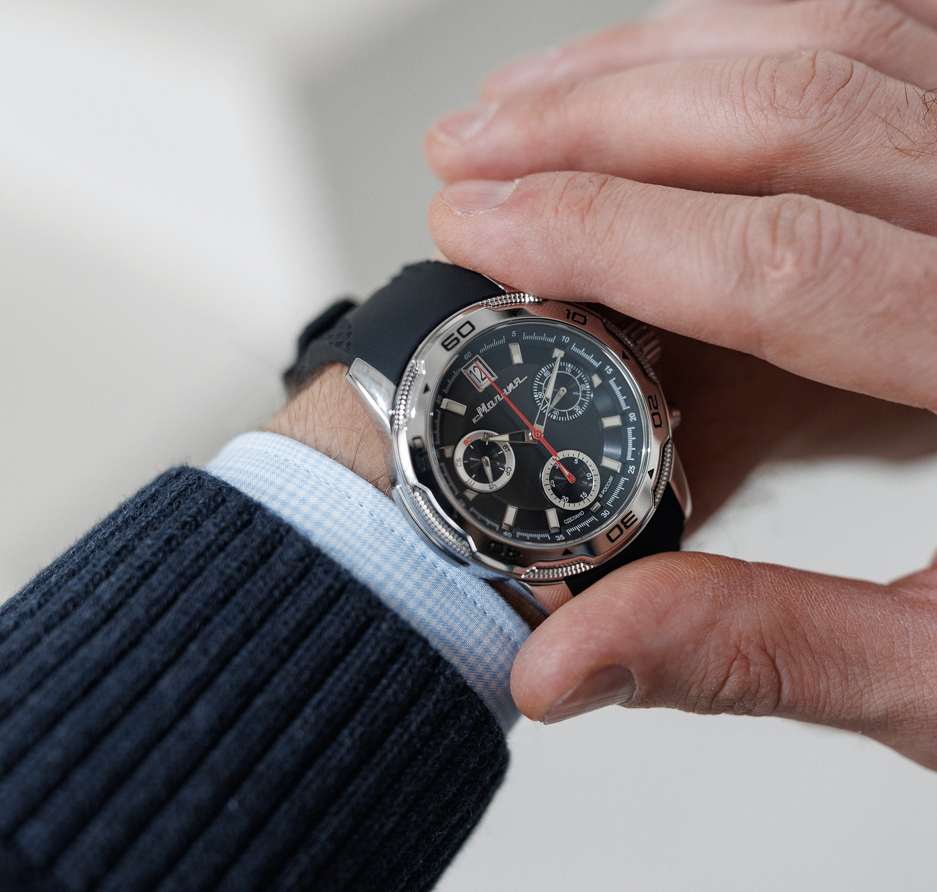 Energy Z60 42 mm quartz chronograph