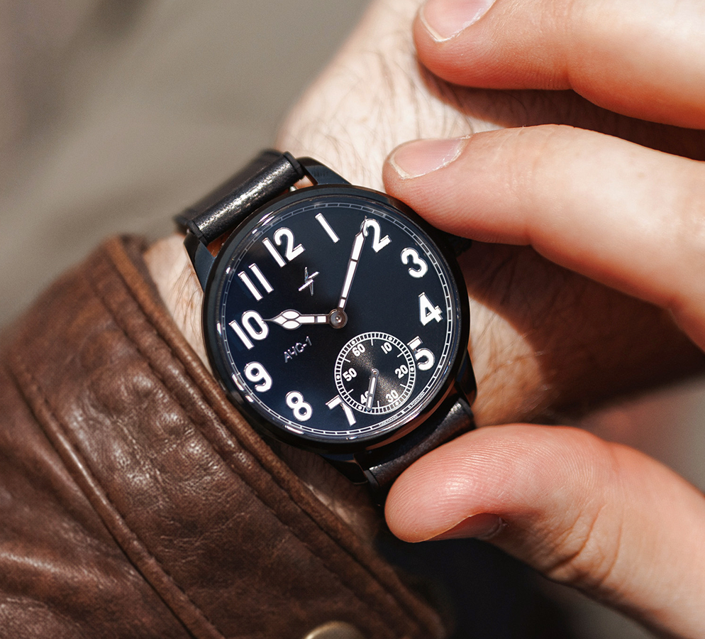 AChS PILOT 3603S 42 mm manual winding