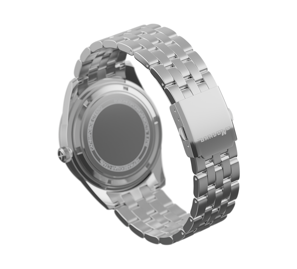 Pulsera de acero inoxidable, perla