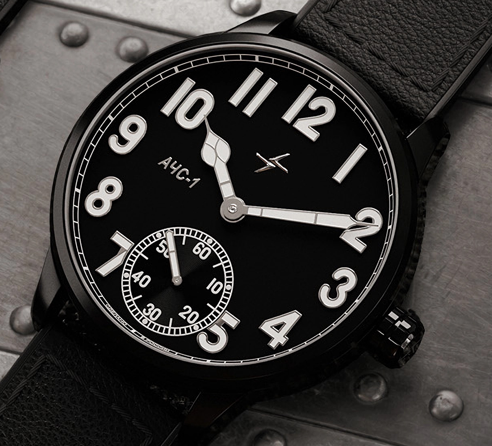 AChS PILOT 3603S 42 mm manual winding