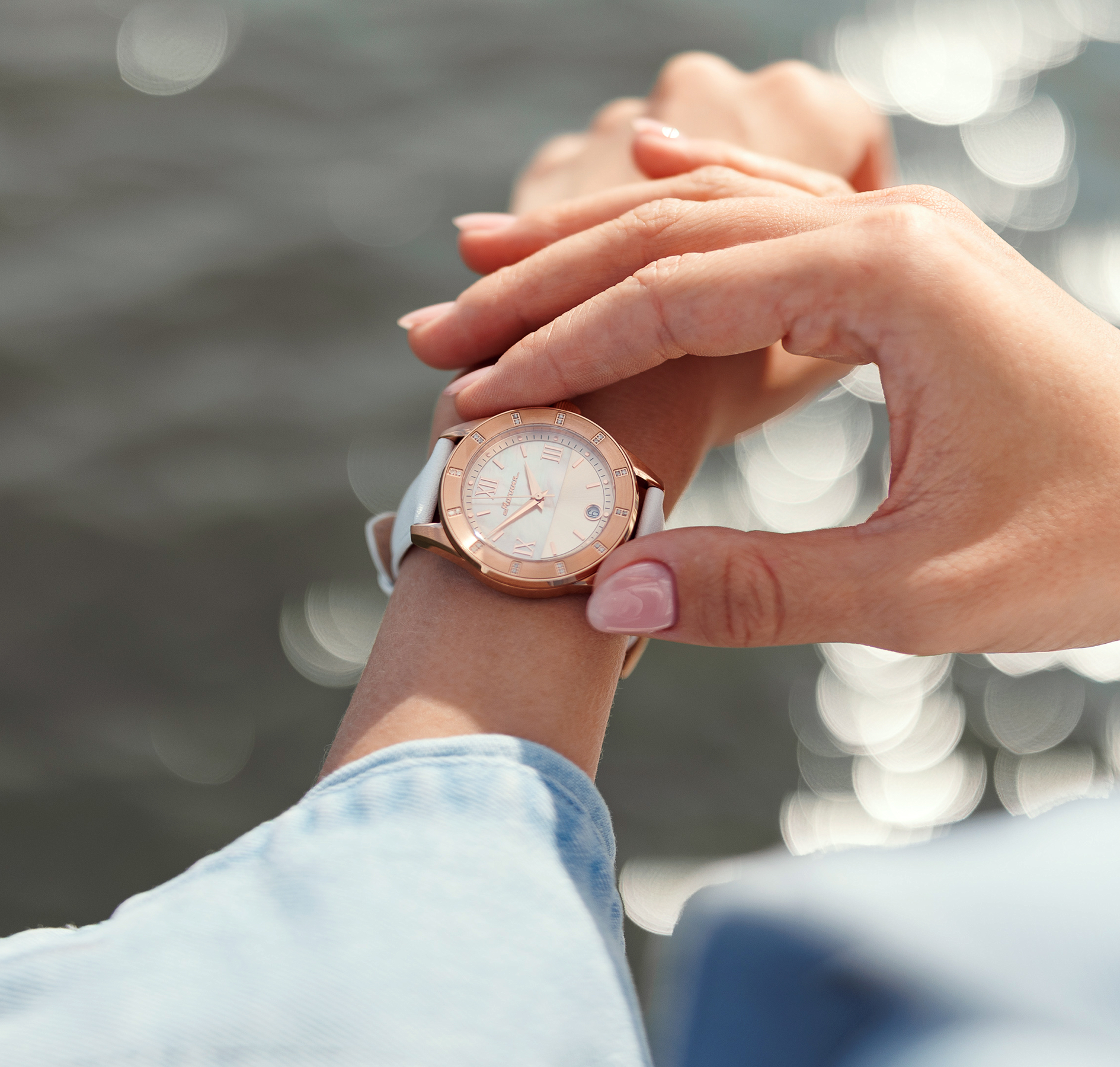 Жемчуг 715 36 мм кварц