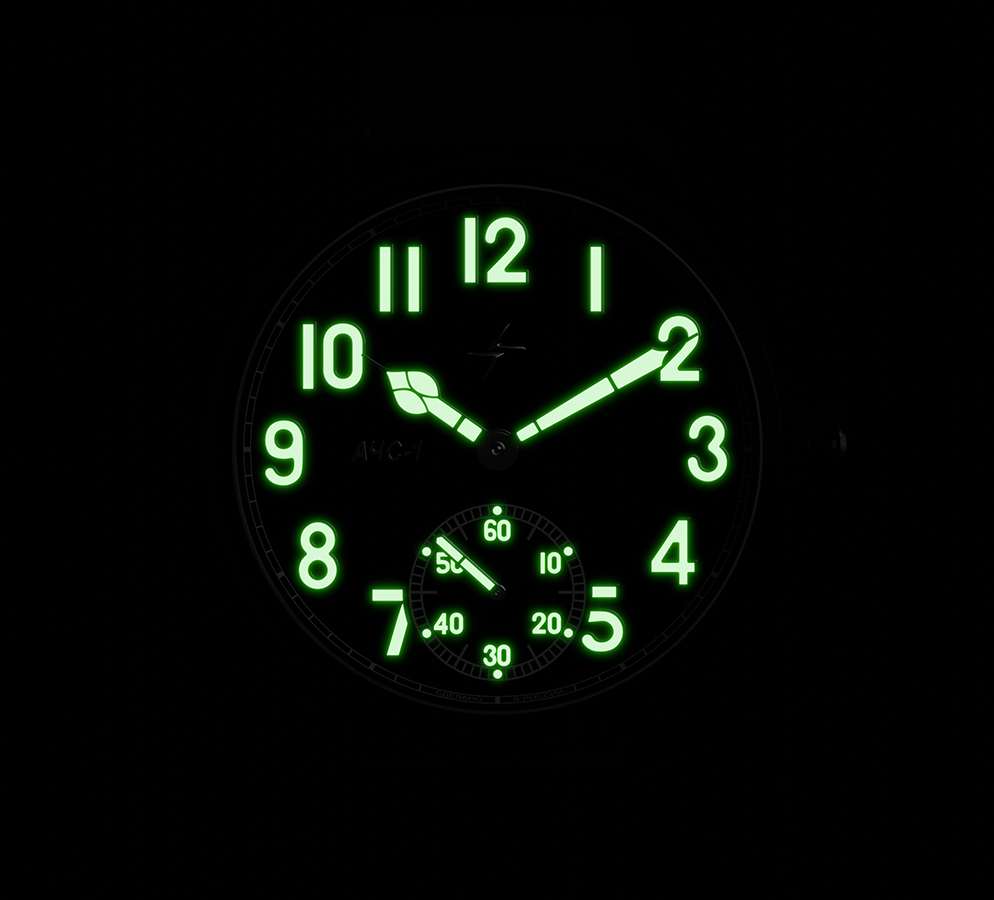 AChS PILOT 3603S 42 mm manual winding