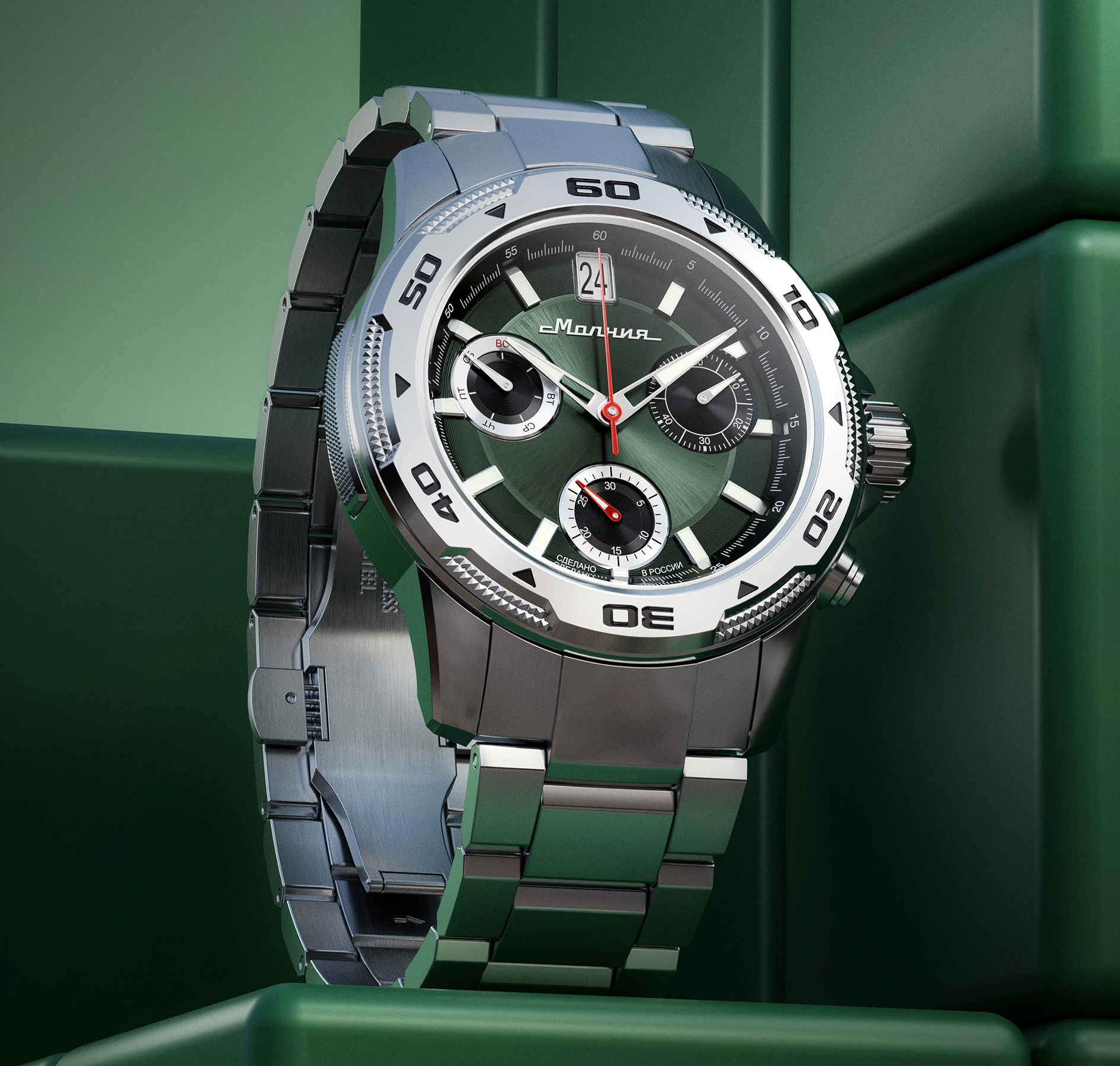 Energy Z60 42 mm quartz chronograph