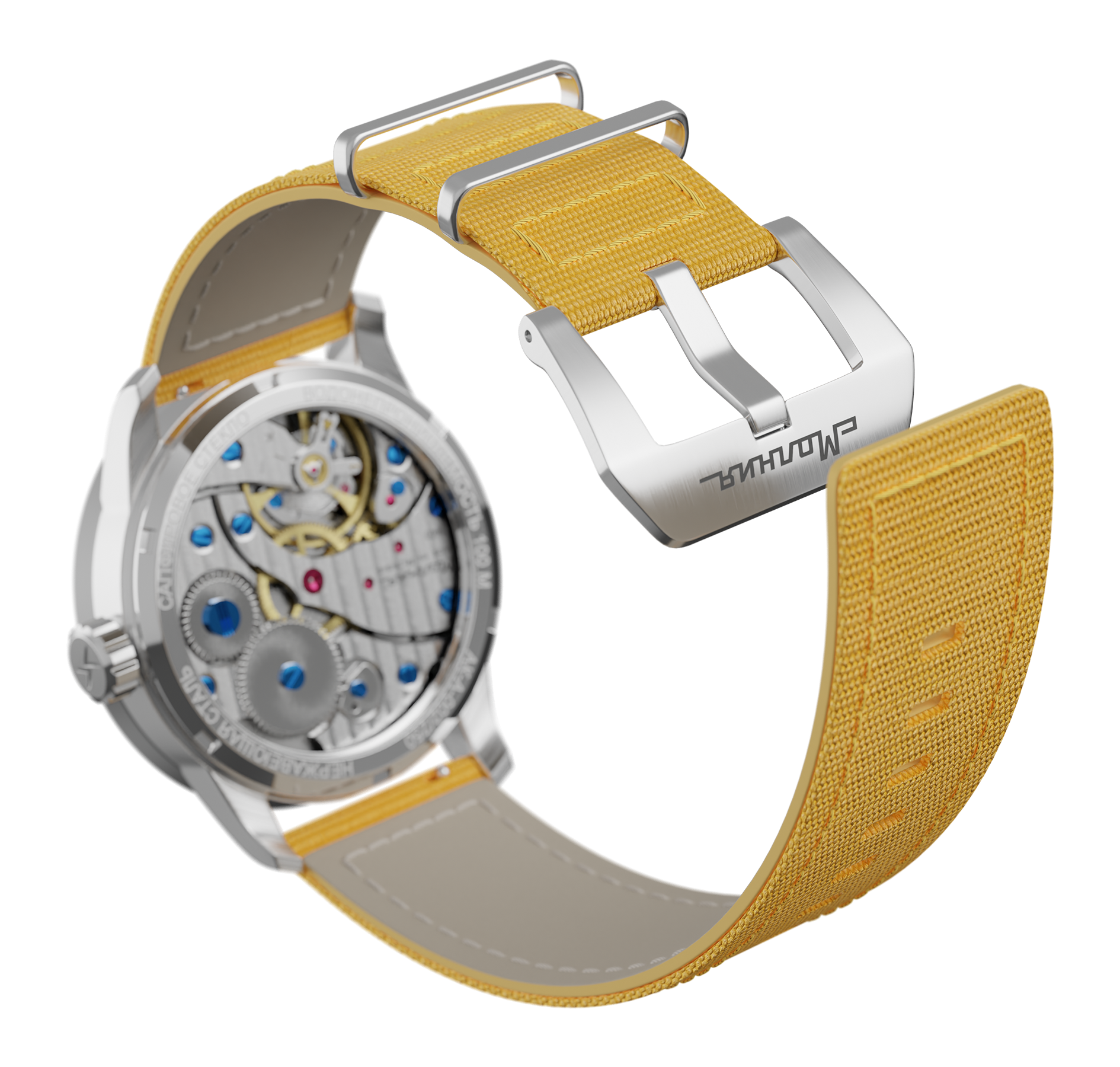 Ремешок Energy из нейлона, 22 мм, желтый