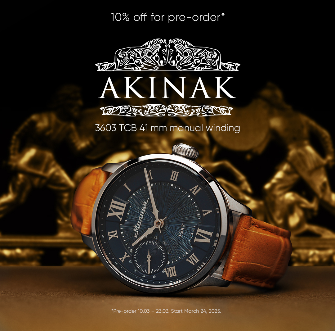 Colección clásica de relojes de pulsera para hombres "Akinak"