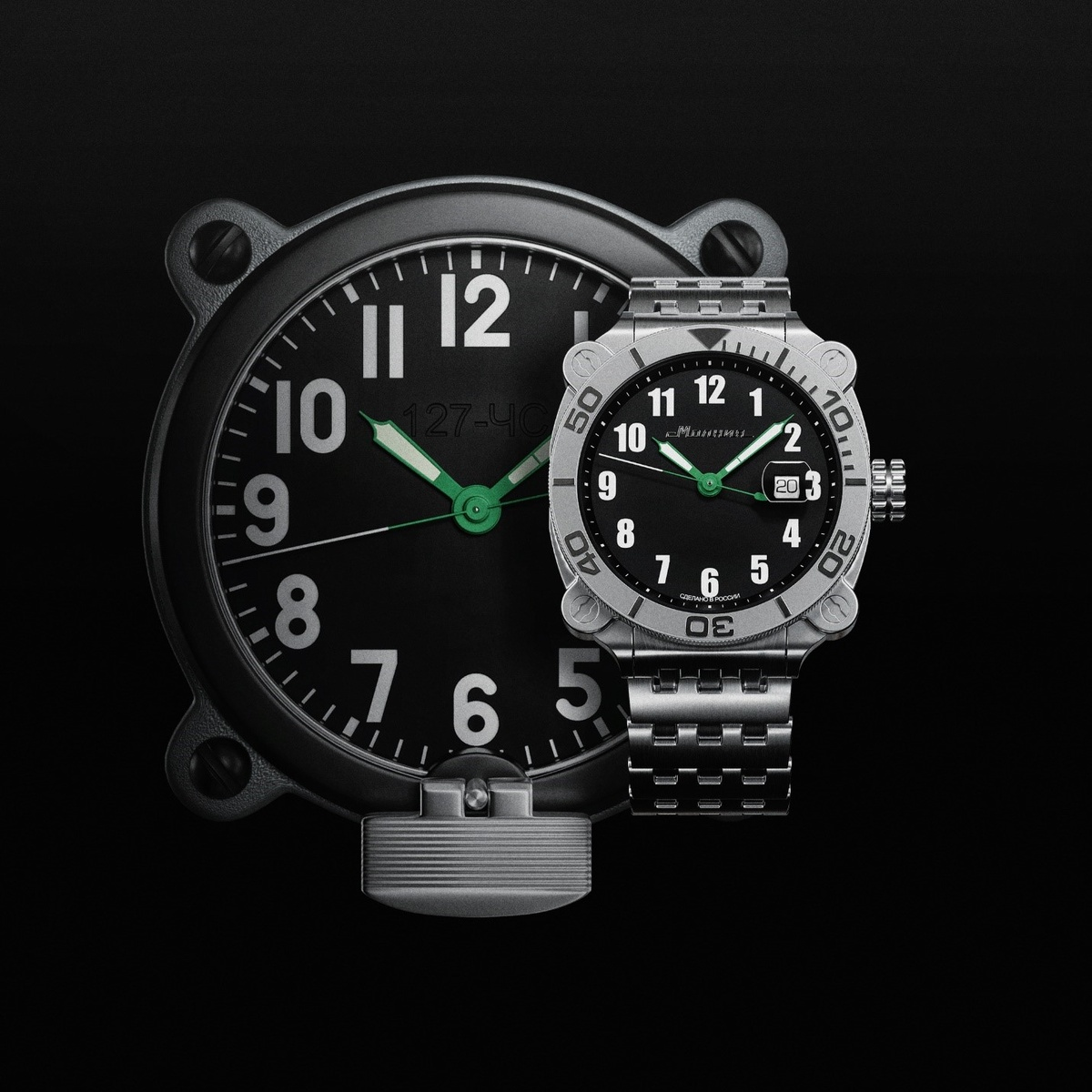 Tanque 8215 de 42 mm con cuerda automática