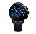 AChS-1 3520.D 44 mm cronógrafo de cuarzo azul mate (1)