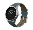 Nubuck genuine leather, navy, quick-change system, buckle clasp (1)
