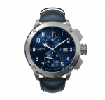 AChS-1 3520.D 44 mm cronógrafo de cuarzo azul mate