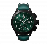 AChS-1 3520.D 44 mm cronógrafo de cuarzo negro mate