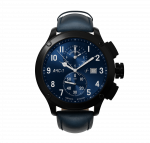 AChS-1 3520.D 44 mm cronógrafo de cuarzo azul mate