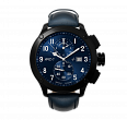 AChS-1 3520.D 44 mm cronógrafo de cuarzo azul mate (1)