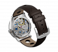 Genuine leather, dark brown, buckle clasp (1)