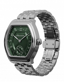 Reloj con esfera verde